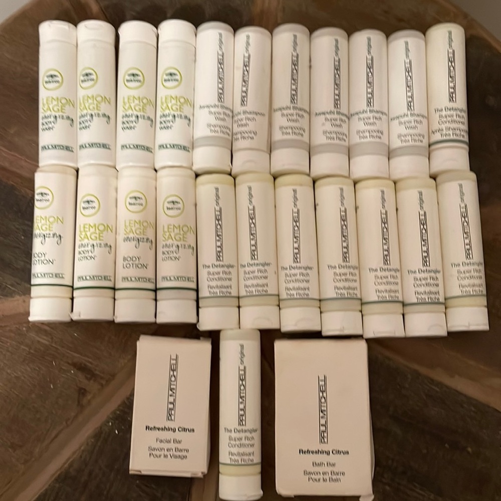 Lot of Paul Mitchell Travel Toiletry Kit / Set